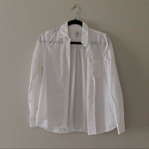 Madewell White Botton Up Shirt